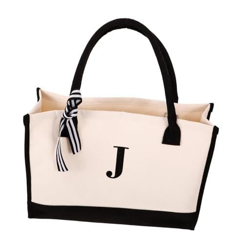 Beaupretty Bolsa de Playa Grande de Lona con Gran Capacidad Bolso de Mano Práctico para Compras y al Aire Casual y Versátil para Mujer