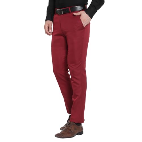 Image of Men's Formal Trouser for Men | Regular Fit Office Wear Pant | Business Casual Trousers | Comfortable Formal Pants for Office, Work