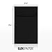 LUXPaper #1 Coin Envelopes in 80 lb. Midnight Black, Envelopes for Coin Collections, Garden Seeds, Stamps, and More, w/Moistenable Glue, 1000 Pack, Envelope Size 2 1/4 x 3 1/2 (Black)