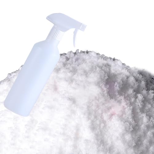 Spray de nieve para árbol de Navidad | Polvo de nieve falso de 17.6 oz Nieve instantánea de Navidad con una botella de spray, set de nieve artificial realista...