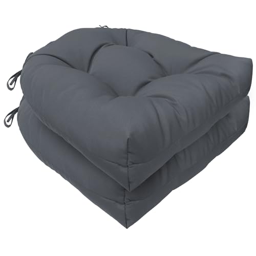 Wolfbird Waterproof Outdoor Chair Cushions Set (Grey)
