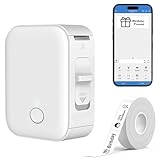 Mini Rotuladora de Etiquetas Adesivas Portátil Bluetooth – Impressora Térmica Sem Fio para Organização e Escritório