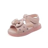 Mädchen Sandalen Kinder LED Licht Strandschuhe Leuchtende Boho Sommerschuhe Kleinkind Prinzessin Schuhe Kids mit Bogen Dekoration Sommer Strand Freizeit Outdoor