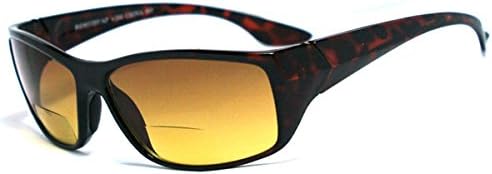 HD High Definition Bifocal Sun Reader Sunglasses for Men and Women. (+1.50, Tortoise Brown)