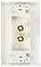 Audtek Electronics WP-2B Speaker Wallplate Double Banana/Binding Post