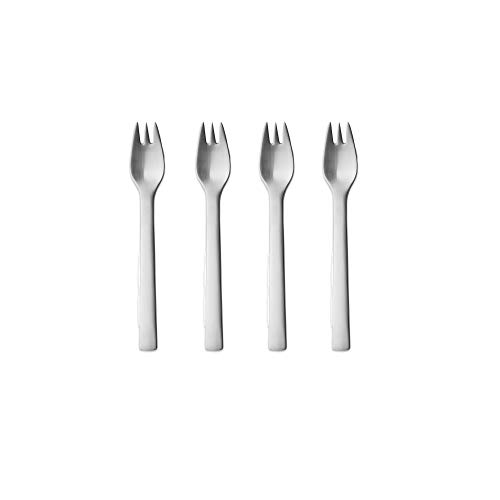 Georg Jensen New York Cake Fork Giftbox, 4-Piece