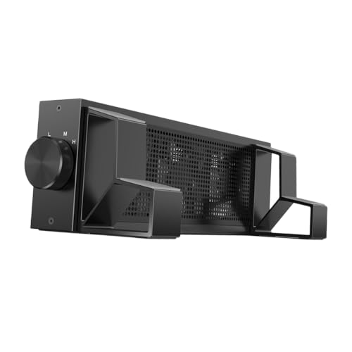 Base para portátil Uonlytech con ventiladores ajustables y RGB miniatura 1