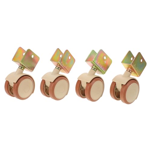 Roulettes pivotantes lit bébé Gatuida lot de 4 avec frein