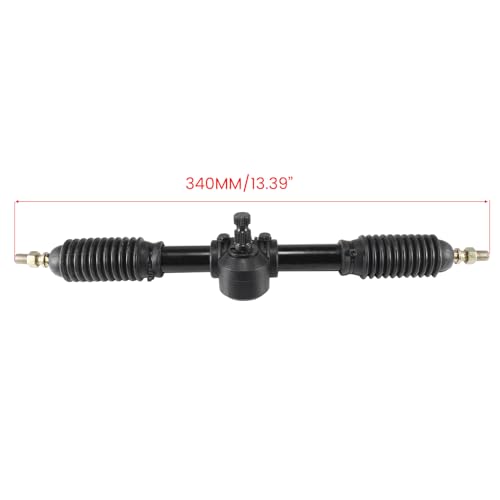 image for Asecupdat 300mm Steering Wheel,Gear Rack Pinion Tie Rod Rack,320mm Adj
