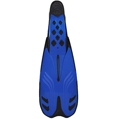 Aletas para snorkel Seac sin rozaduras con calce ergonómico azul 4