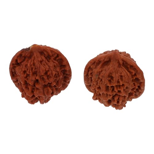 BCOATH 4 Pcs Walnut Fitness Hand Play Massage Baoding Ball Massage Roller for Hand Leisure Ball Exercise Ball Healthcare Hand Balls Sports Stress Balls Trigger Points Balls Walnut Core