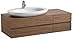 Produktbild Laufen IL BAGNO ALESSI One Waschtischunterschrank, Ausschnitt Links, 332x1200x500, für Waschtisch 818972, Farbe: Noce Canaletto