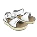 Salt Water Sandals Sun-San Surfer, White, Size Toddler 5