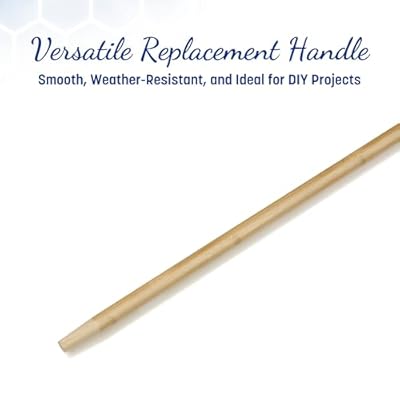 Carlisle 60 Flo-Pac Tapered Wood Handle
