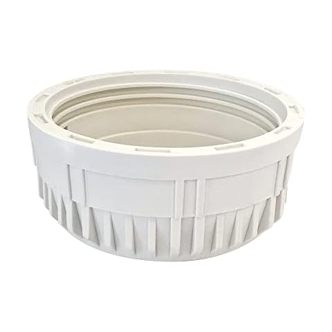 AQUAWATER 104210 White nut for Water Filter AQUAWATER-104210-White Compatible with 9 Inch 3/4-0.15 kg Cover