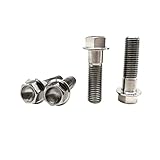 【Spécifications】- Matériau : alliage de titane Ti6AL4V (TC4) de qualité aéronautique, vis de moto de classe 5 ; Tête : tête hexagonale à bride; Type : vis à bride a six pans en titane. Couleur : alliage de titane/ bleu brûlé / dore / noir / irisé; Taille : M4 M6 M8 M10 Vis à tête hexagonale à bride TC4 ; Contenu : 5 x Vis en titane. C'est le meilleur choix pour la modification de vos vélos et motos