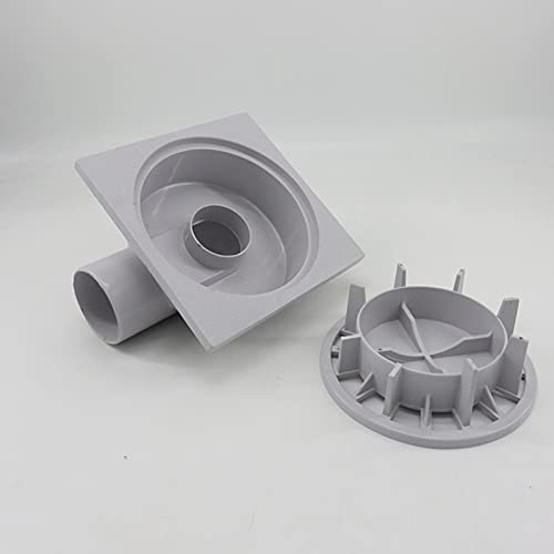 Drenaje de pared PVC 75mm para duchas italianas con diseño de gran flujo lateral 3