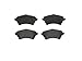 Price comparison product image Brembo P44011 Front Disc Brake Pad - Set of 4