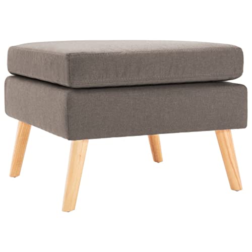 vidaXL Fußhocker Sitzhocker Hocker Fußbank Schemel Polsterhocker Fußschemel Sitzbank Ottomane Lounge Taupe Stoff Holzrahmen 54x54x43,5cm vidaXL Fußhocker Sitzhocker Hocker Fußbank Schemel Polsterhocker Fußschemel Sitzbank Ottomane Lounge Taupe Stoff Holzrahmen 54x54x43,5cm