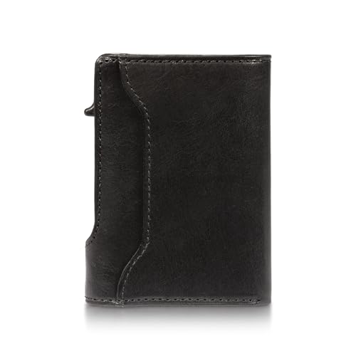 Tony Perotti Italian Leather Trifold Wallet for Men - RFID Quick Access Wallet With Cash & Receipt Pocket - Eco-Friendly Vegetable-Tanned Full Grain - Made in Italy
