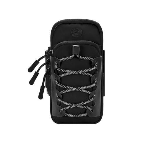 FITALA Motorcycle Handlebar Storage Bag with USB Charging Port, Waterproof Pouch for Sur-ron Light Bee X Segway, Black