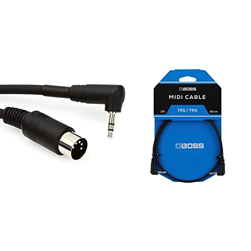 Image of BOSS BMIDI-5-35 Type A 3.5mm TRS to Male 5-pin DIN MIDI Cable - 5 Foot & MIDI Cable, BCC-2-3535 (BCC-2-3535)