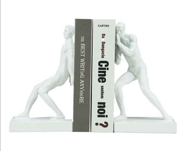 Serre-livres fonte métal lourd cale livre étagère salon