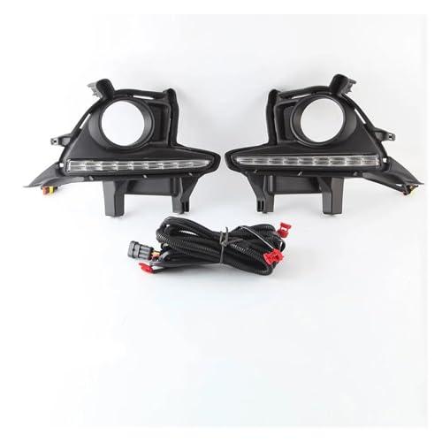 Feux de jour LED DRL type antibrouillard pour Toyota Highlander 2014-2017