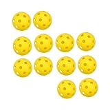 HONMEET 12pcs Porous Golf Practice Balls Lightweight Training for Skill Improvement and Safety for Ages and Skill Levels