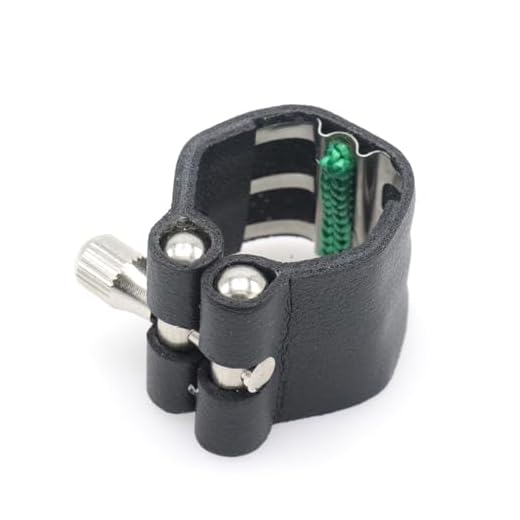 CashBeat Bb Clarinet Ligature, Adjustable Synthetic Leather Reed Holder