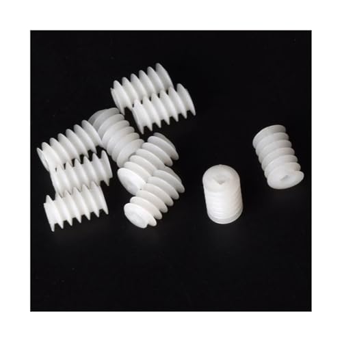 Shaft Pinion 10pcs 0.3 Module Worm Gear 0.7mm Tight Fit Shaft Plastic Worm Gear 3mm Diameter 0.65mm Bore Pinion Gear Motor Transmission