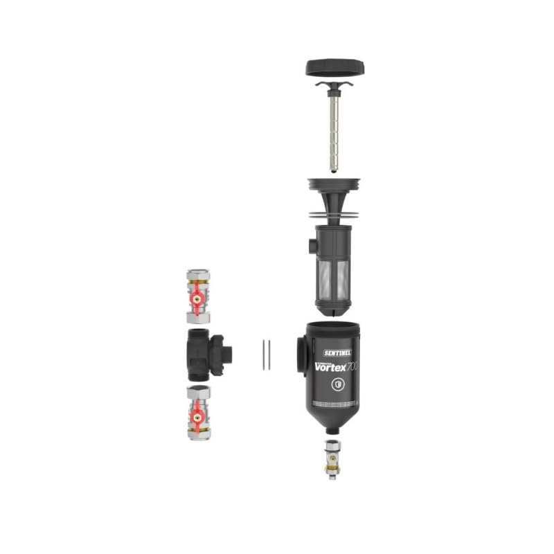 Sentinel - Filtre Vortex 700 1"1/4 spécial PAC - SENTINEL : ELIMV700-GRP1.25M-EXP