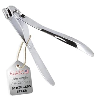 1 Side Angle Stainless Steel Fingernail or Toenail Side Nail Clipper Cutter