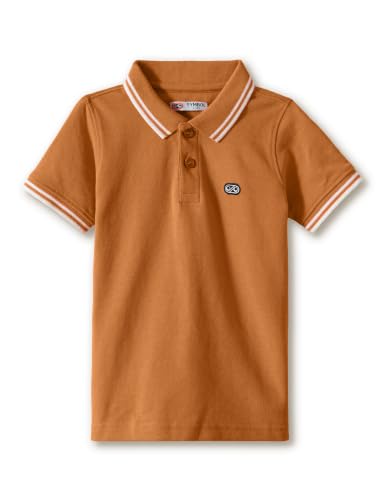 Image of Amazon Brand - Symbol Boys Cotton Rich Solid Polo Tshirt | Collar Tshirts | Half Sleeves | Plain-Regular Fit
