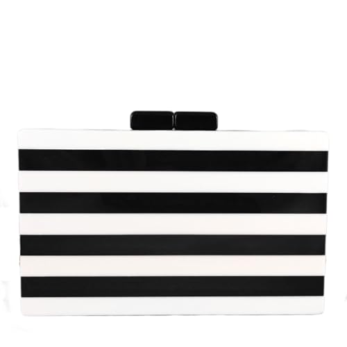 Image of Boutique De FGG Acrylic Clutch Purses for Women Evening Handbags Chain Shoulder Bag Party Prom Luxury Marble Clutches,Mini