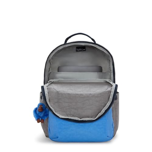 Image of Kipling Women's Seoul 15 inch Laptop Backpack, Durable, Roomy with Padded Shoulder Straps, Built-In Protective Sleeve