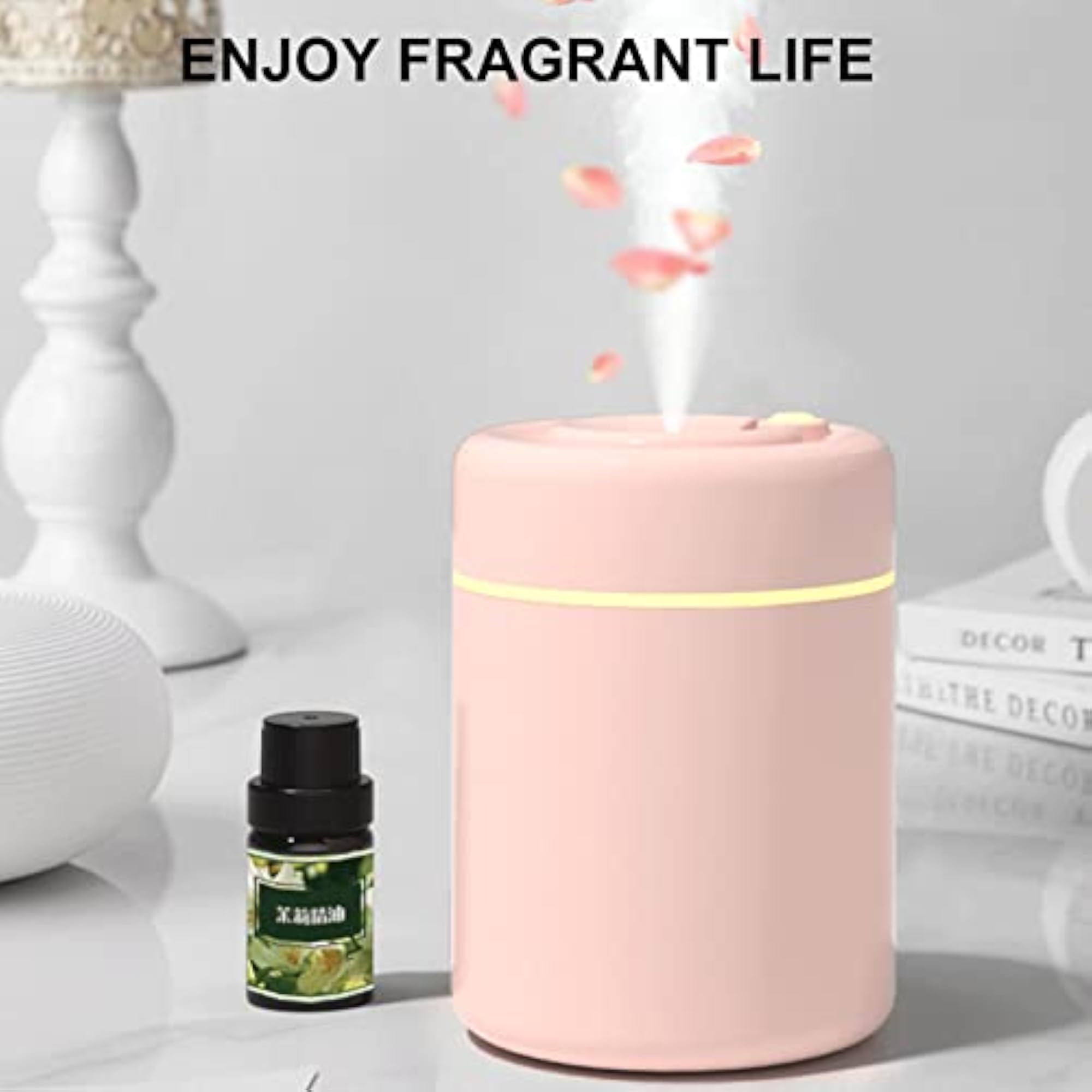 180ML USB Air Humidifier Essential Diffuser with LED Night Lamp