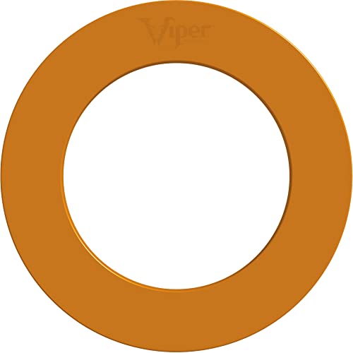 Viper by GLD Products Surround Sisal/Bristle Steel-Tip Dartboard Wall Protector, Orange, for 17.75” Steel tip Dart Board (41-0615-21)