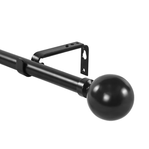 Urbanest Classico Steel Ball Drapery Curtain Rod Set 3/4