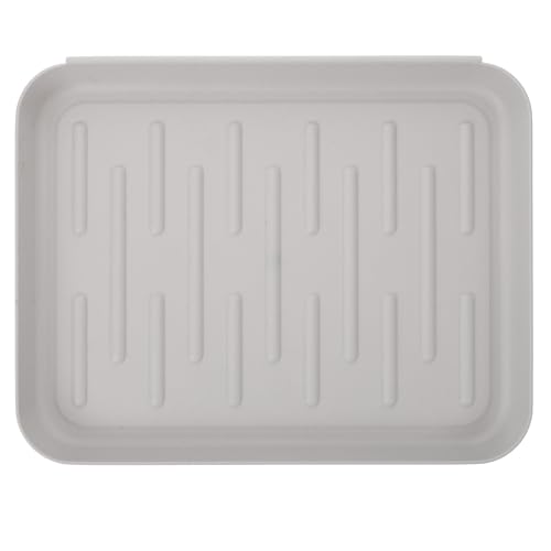 ABOOFAN Multifunktionales Aufbewahrungstablett Aus Kunststoff 13.39X10.63X1.18 Zoll Leichtes Hundekäfigtablett Hygienisches Töpfchentablett Für Haustier-Toilettentraining Und Pflanzenablage