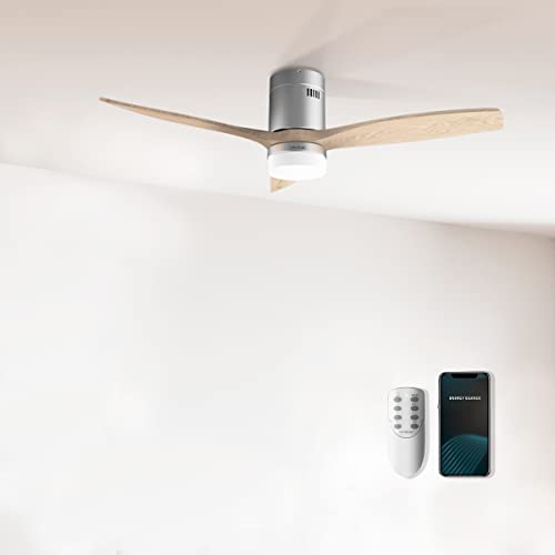 Cecotec Deckenventilator mit Licht und WiFi EnergySilence Aero 5600. 40 W, 52 Zoll mit 3 Flügeln, Fernbedienung, Schutz IP44… – Ansicht 5