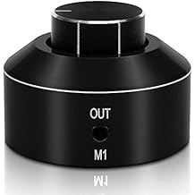 KGUSS Mini Active Volume Control Knob Volume Controller 3.5mm Audio Adjuster PC Speaker Amplifier Switcher,Volume Control Knob Speaker Audio Adjuster for Win10/8/7/Vista/XP/Mac KL