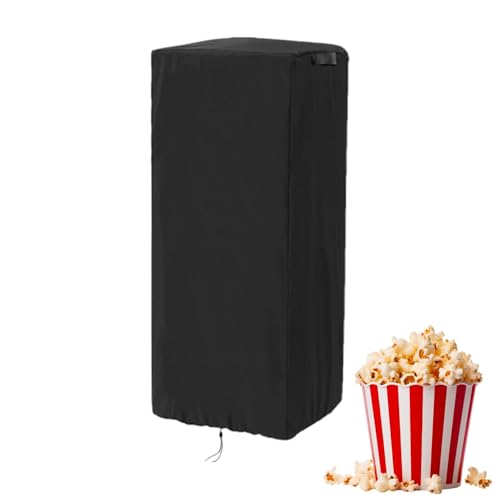 Cubierta de máquina de palomitas de maíz, cubierta de máquina de palomitas de maíz comercial - Cubierta de polvo protectora impermeable,420d Protector de tela de Oxford con hebillas a prueba de viento
