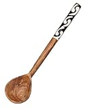 アフリカ ケニア ローズウッド スプーン ティアドロップ/Eタイプ 牛骨飾り 木製 手作り