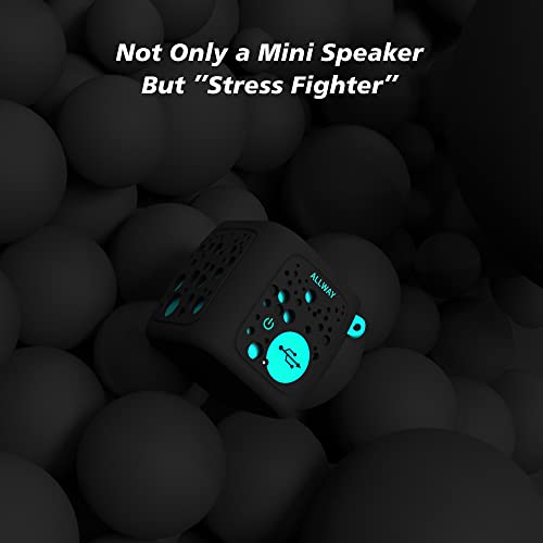 Allway Small Bluetooth Speaker, Ultra Compact Mini Portable Bluetooth Speakers With Loud Stereo Sound,Rich Bass,Tf Card Port,164 Feet Bluetooth 5.0 Range For Laptop,Iphone,Echo,Car And More #TOP5