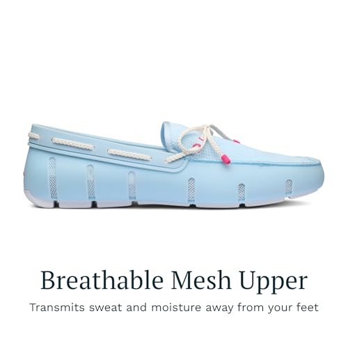 Image of SWIMS Braided Lace Loafer for Men, Breathable Slip On Water Friendly Driving Shoe, Lightweight Mesh Upper, Drainage Sole