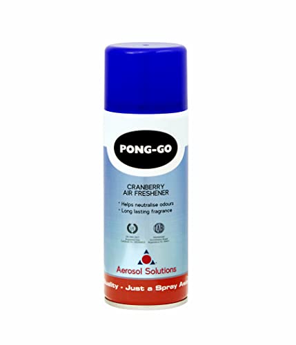 Image of Aerosol Solutions Cranberry Air Freshener Spray 400 ml, Powerful Long-Lasting Odour Neutraliser for Home, Office, Car & Commercial Use, Dry Mist Formula, Water-Free, Non-Wetting