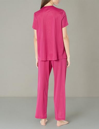 Image of Exquisite Form 90107 Women's Nylon Tricot Short Sleeve Matching Pajama Set