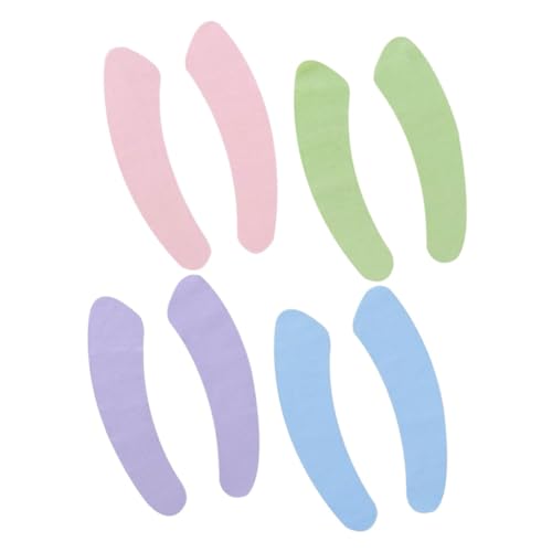 SEWACC 4Pairs Washable Toilet Seat Cover Mats Fuzzy Toilet Seat Cushions for Winter Soft and Comfortable Easy to Clean Color Light Light