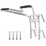 BALLSHOP Ladder Stand Off V-Shaped Universal Ladder Standoff Downpipe Ladder Accessory Aluminum Stabiliser Rubber Bumper Helps Stop Your Ladders Slipping Sideways for Any Environment